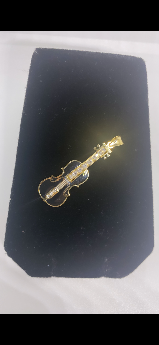 Small Guitar Pendant